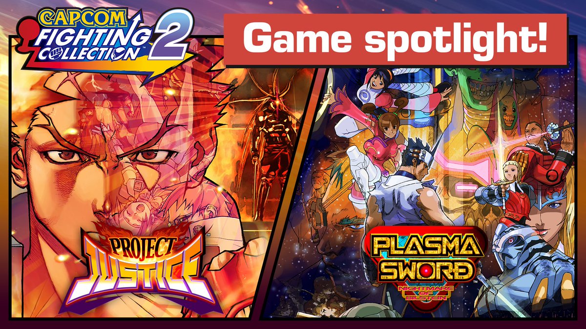 School your rivals with powerful team-ups in Project Justice, or harness the power of plasma in Plasma Sword: Nightmare of Bilstein. Play both titles and more in Capcom Fighting Collection 2, launching May 16, 2025! Pre-order today! 👊