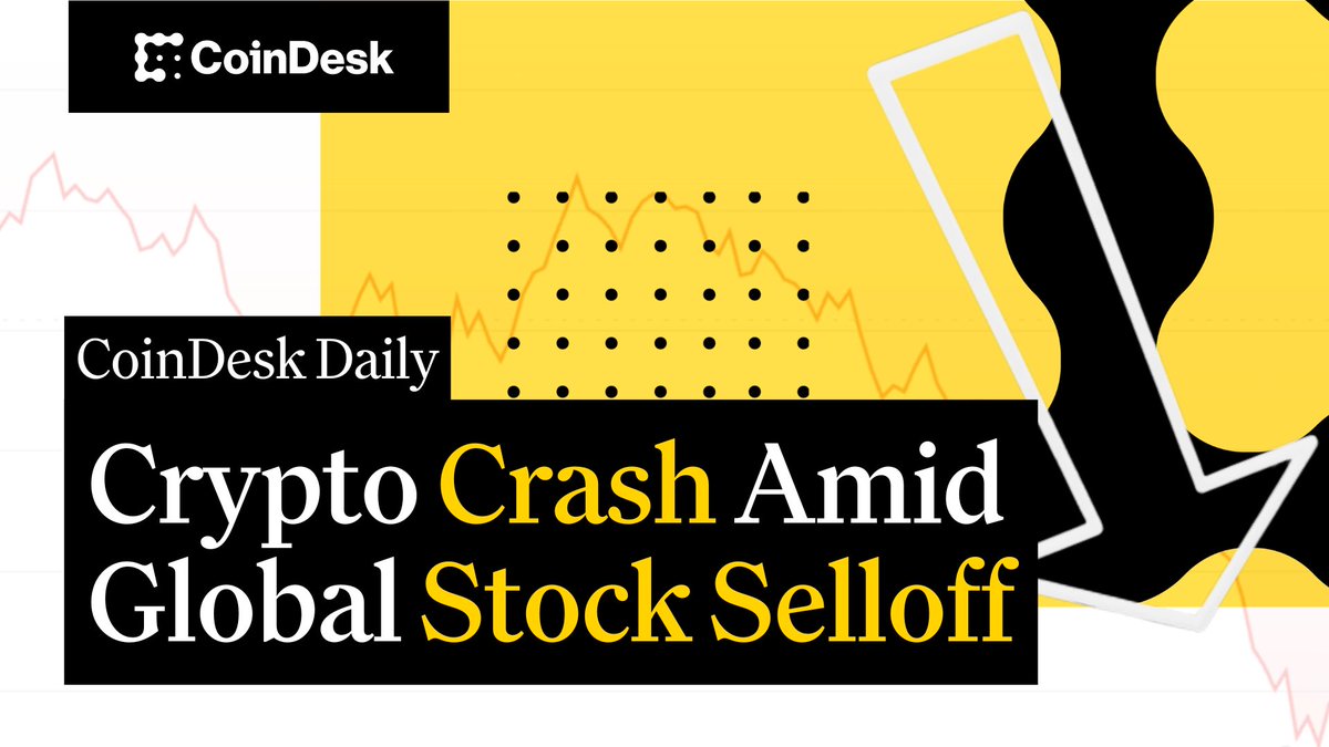 🗞️ Crypto markets in freefall amid global stock sell-off 🗞️ Trump rules out China deal, China considers stimulus to mitigate U.S. tariffs 🗞️ Tether may issue US-specific stablecoin: FT Christine Lee discusses on "CoinDesk Daily." 🔗 👇