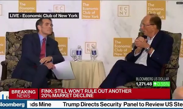 Q: Are we headed for a recession? BlackRock CEO: Most CEOs I've talked to say we are probably in a recession right now