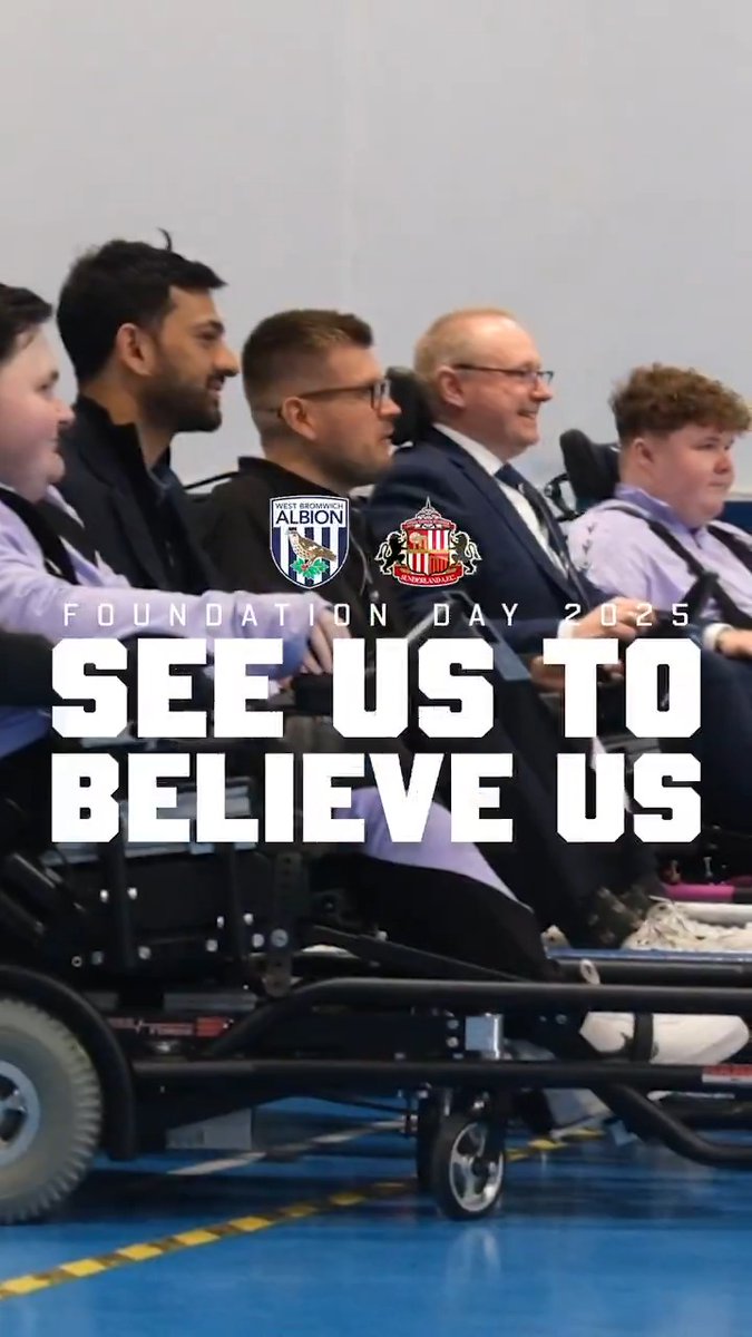 You saw us. 🫡 You believed in us. 💪 Now catch WBA FC Blind and WBA Powerchair Football Club on the teams tab of the club website! 👇 West Bromwich Albion | #SeeUsToBelieveUs