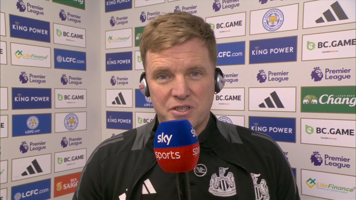 "Champions League qualification is what we're aiming for." 💪 Eddie Howe on Newcastle's hopes for the rest of the season 🔽