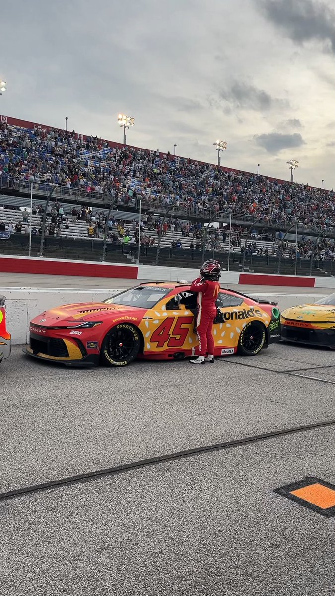 He was right there at the end. Tyler Reddick led 42 laps en route to his third top five of the season.