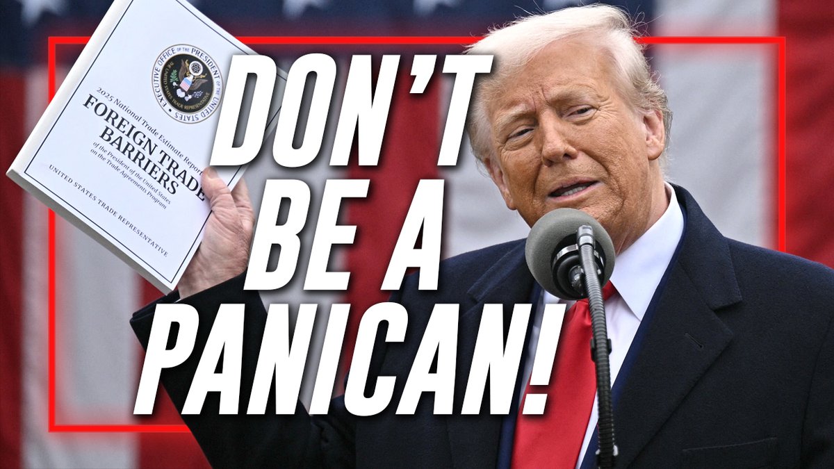 "Don't Be Weak, Don't Be A Panican!" President Trump Urges Americans To Stay Strong As The Old Economic World Order Bends To His Reciprocal Tariff Negotiation Plan » LIVE X STREAM: