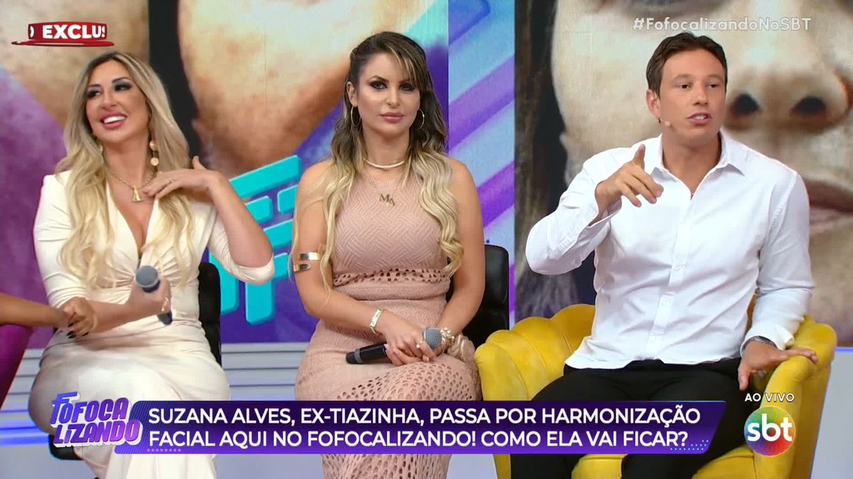 EXCLUSIVO! Veja como ficou a harmonização facial de Suzana Alves feita pelas doutoras do Espelho, Espelho Meu Tatuí! #FofocalizandoNoSBT