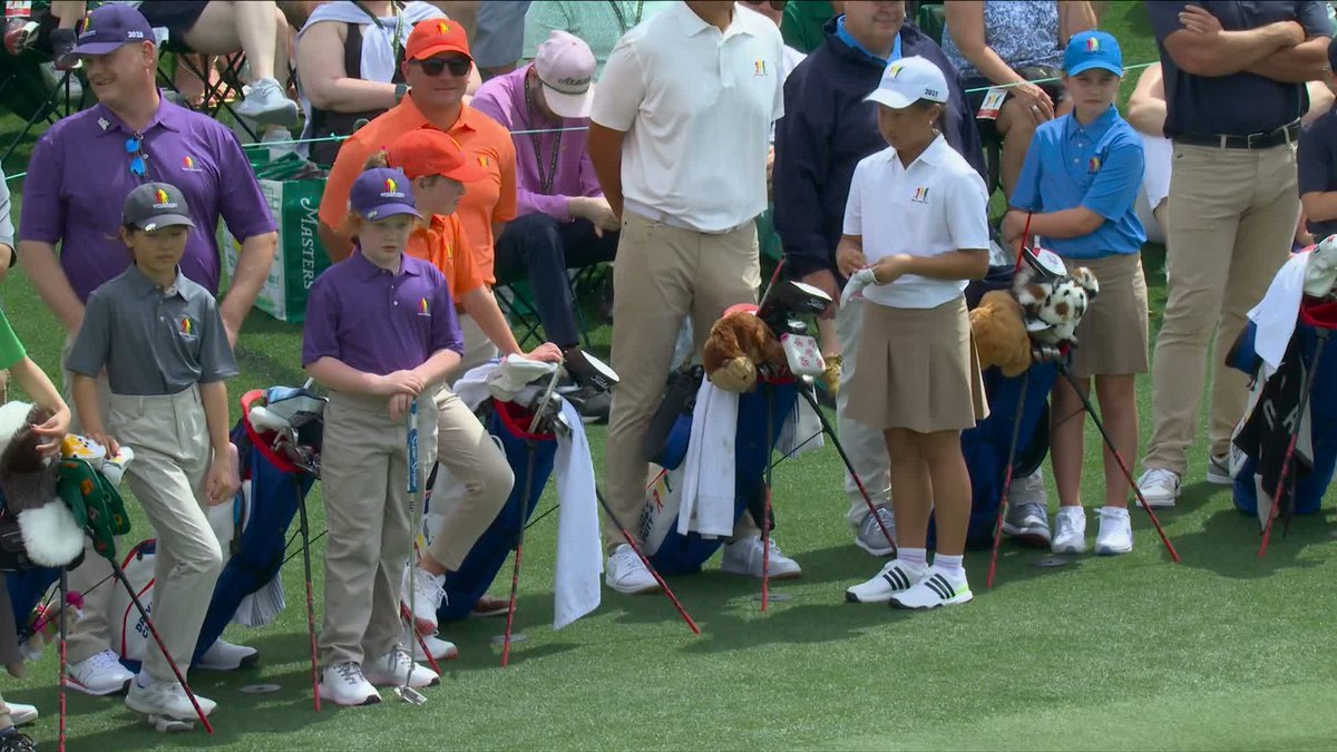 This is my favorite piece of Augusta content so far. Ellie Kim won the 7-9 year old Drive, Chip & Putt and her competitors rushed over to hug her. Sportsmanship at its finest ❤️