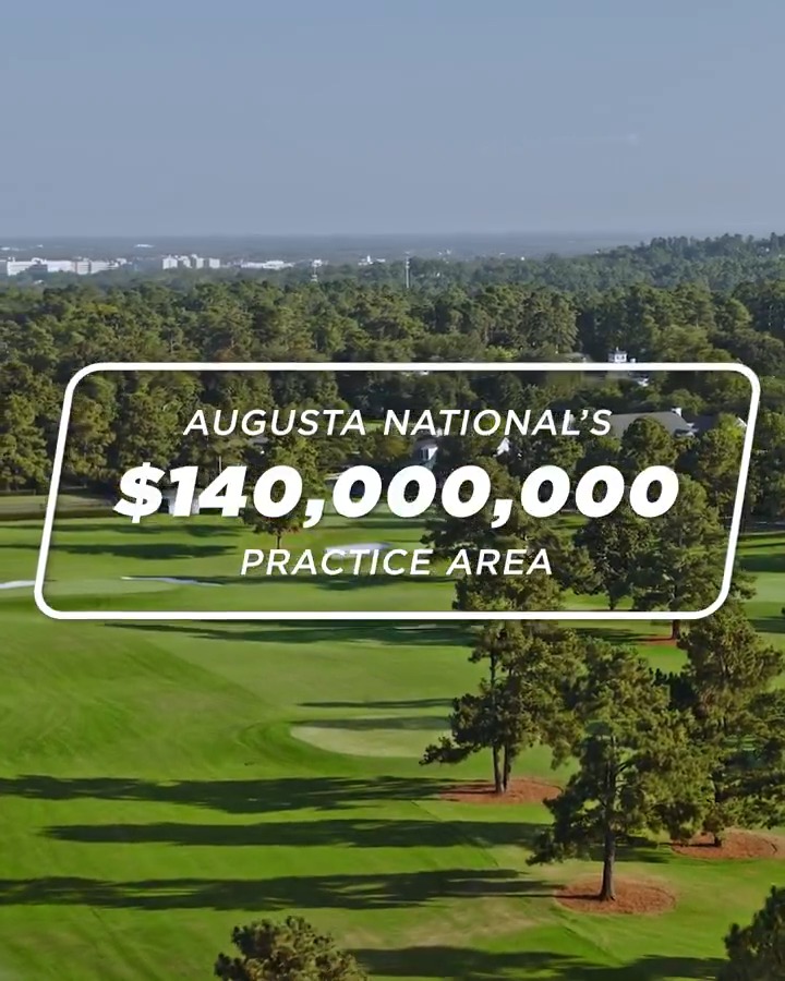 It's 18 acres, costs $140,000,000, and is only used about 12 days a year. Learn every detail about Augusta National's Practice Area: