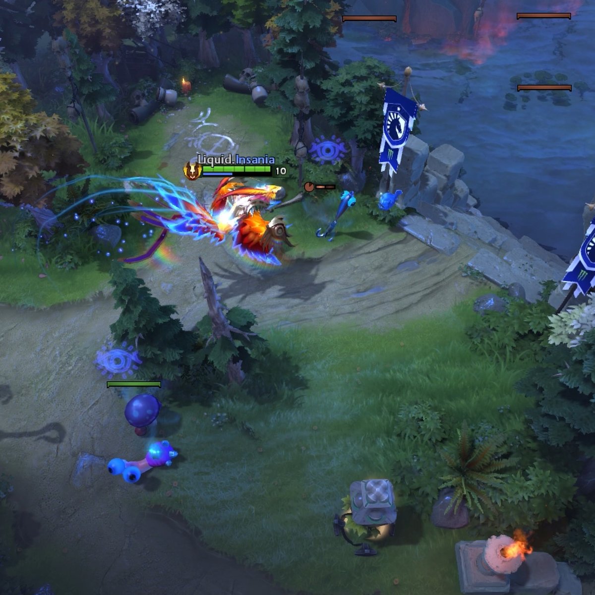What are the odds of this happening..? 😬 #ESLOne #dota2
