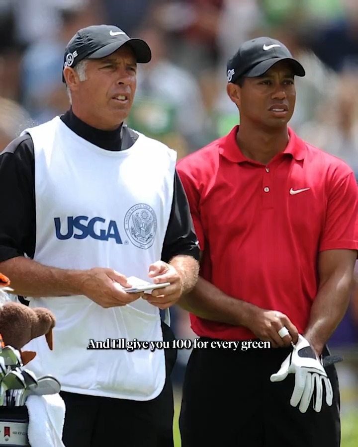Steve Williams used to make side bets with Tiger Woods during tournament rounds if he wasn't playing well. 💰