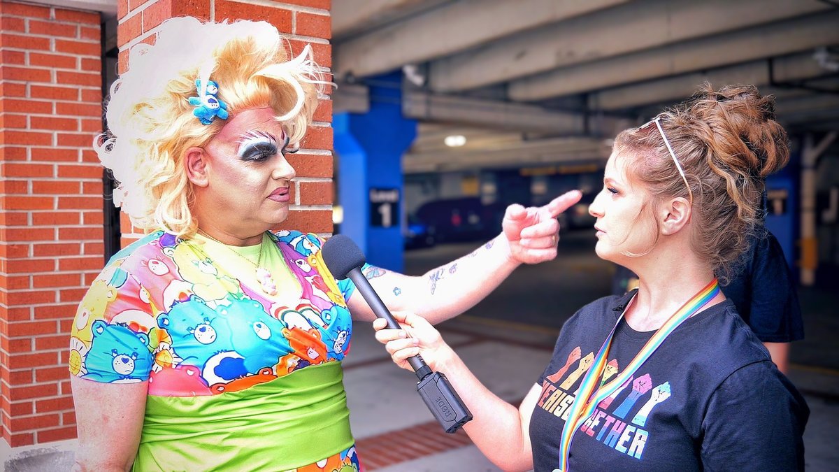 INSANE! Drag queen says if I FEEL like a black man, then I AM a black man 🤦‍♀️