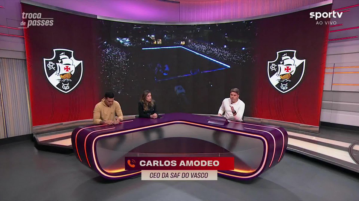 O CEO do Vasco, Carlos Amodeo, confirma que o clássico contra o Flamengo, pelo Brasileirão, será realizado no Maracanã. A partida está marcada para o dia 19 de abril.