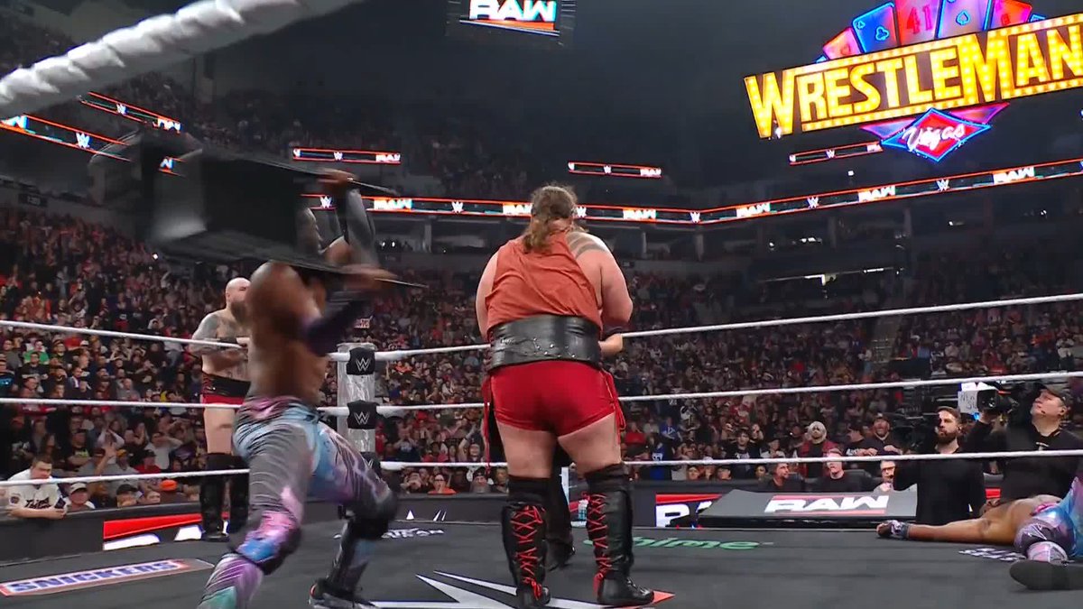 Minnesota just witnessed these VIKINGS get destroyed on #WWERaw!