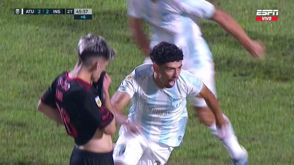 ¡EN LA PRIMERA QUE TOCÓ! LAMÉNDOLA PONE EL 3-2 DE ATLÉTICO TUCUMÁN ANTE INSTITUTO SOBRE EL FINAL. 📺 #ESPN