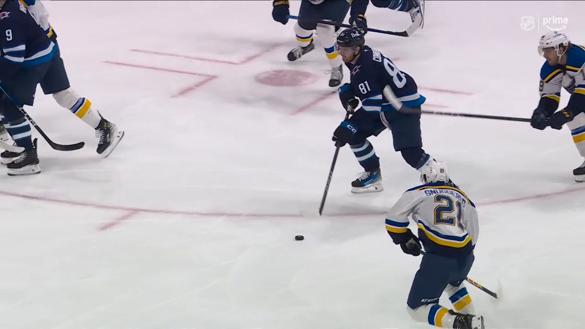 Alex Iafallo's given the Winnipeg Jets the lead against the red-hot Blues! 👀 🇺🇸: NHL Network 🇨🇦: Sports on Prime Canada ➡️