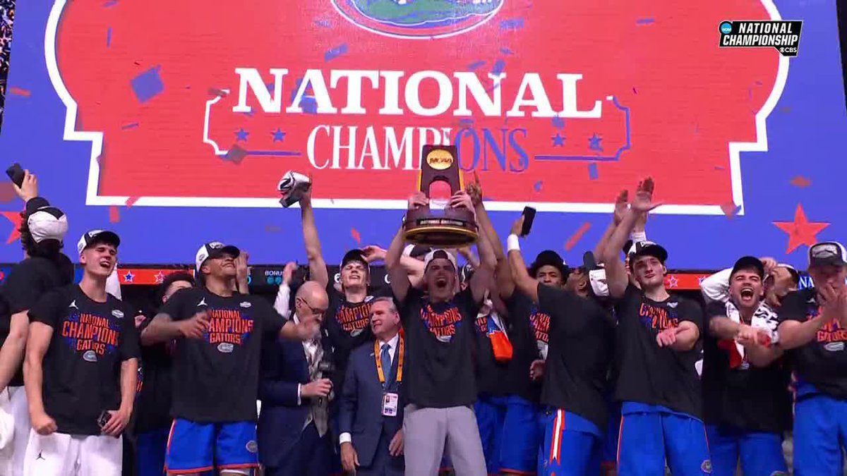 THE FLORIDA GATORS ARE NATIONAL CHAMPIONS