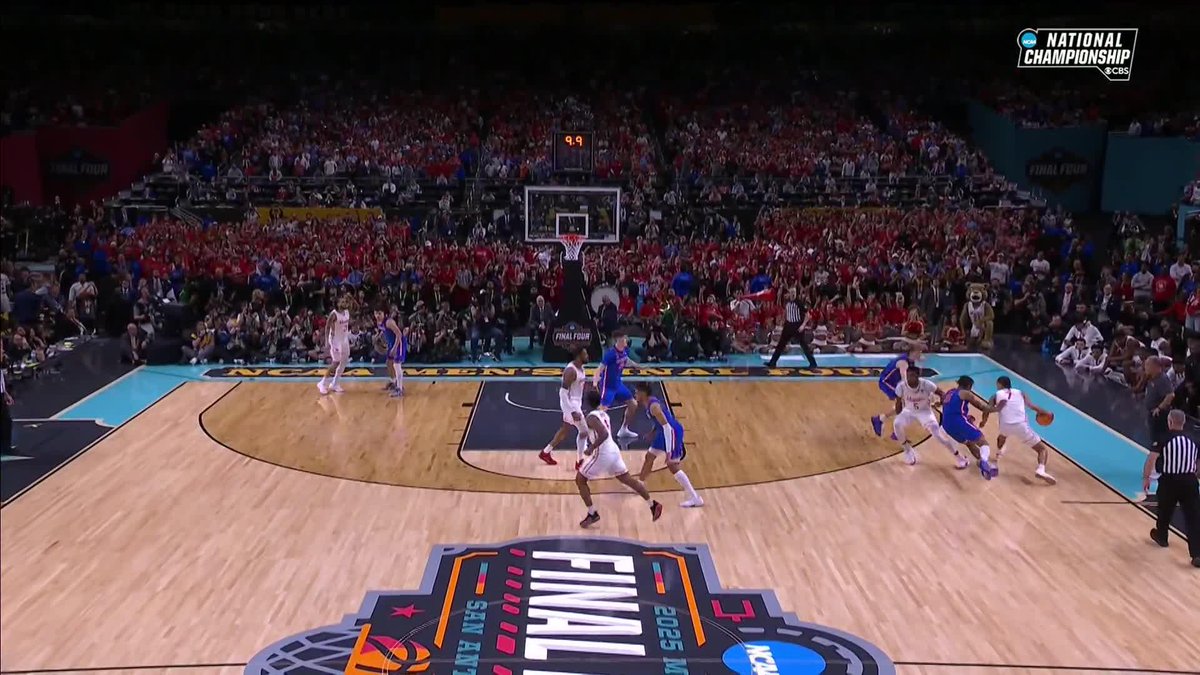 A DEFENSIVE STOP TO BECOME THE CHAMPIONS 🏆 THE GATORS CAME UP HUGE WHEN IT MATTERED MOST 🙌 #MarchMadness #NationalChampionship Florida Gators Men’s Basketball