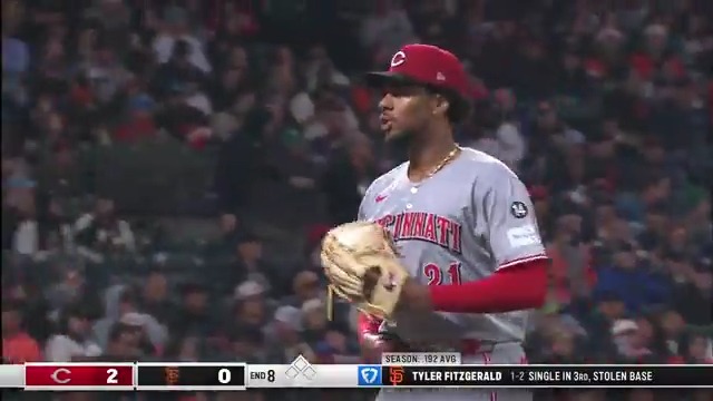 HUNTER GREENE IS CRUISING! He's fired 8 shutout innings on just 83 pitches 👀