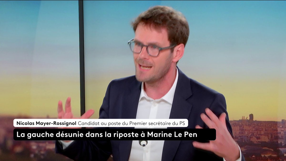 🔴 🗣"Nous sommes un peu les idiots du village global, on regarde comment réagit la Chine tout de suite, et pourquoi ? Parce que nous sommes trop divisés" déclare Nicolas Mayer-Rossignol, maire de Rouen PS, à propos des droits de douane imposés par Donald Trump.