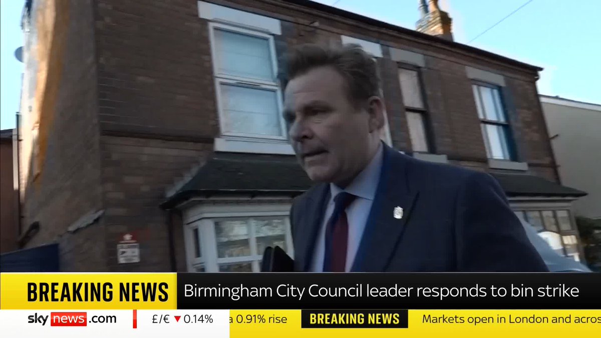 BREAKING: Talks between union leaders and Birmingham City councillors have ended without an agreement over how to solve the city's bin crisis. Shamaan Freeman-Powell speaks to Birmingham City Council leader, Councillor John Cotton. 📺 Sky 501 and YouTube
