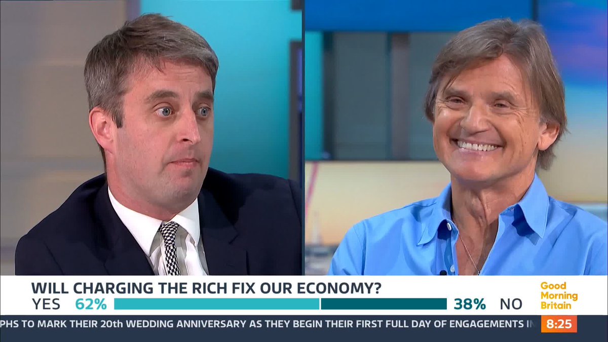 'Is it right that the top 10% richest people own 57% of the wealth in this country?' ranvir singh asks Richard Farleigh as he discusses whether a wealth tax should be imposed on the nation's richest 10%.