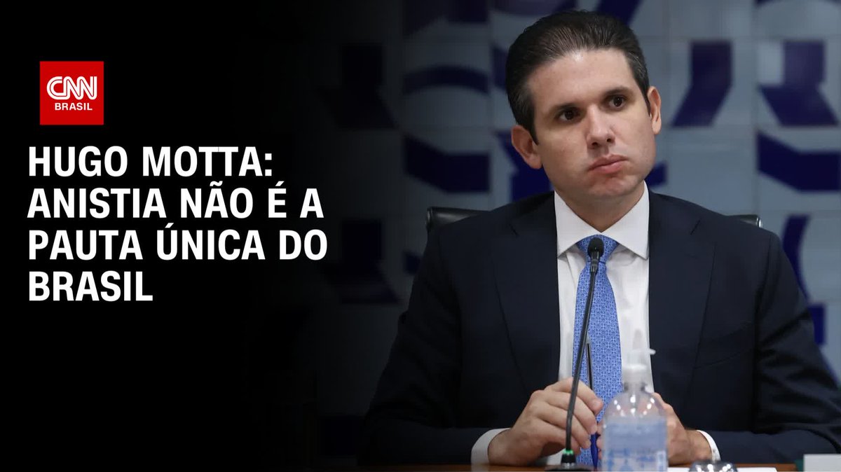 CNN: Hugo Motta: Anistia não é a pauta única do Brasil. Perguntar não ofende: O que foi servido naquele jantar??