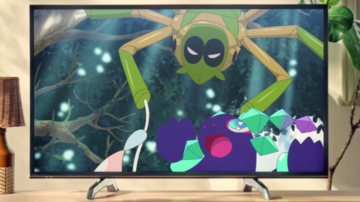 ワナイダーにはワナイダーの物語が…… 新章「メガボルテージ」に突入するアニポケで、キミもお気に入りのポケモンを探してみよう！ #アニポケ #リコロイ #バッテリィズ