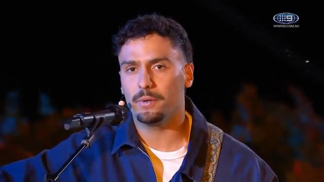 Izak Rankine you absolute SUPERSTAR! 👏👏 The Crows gun smashed it, performing 'She Will Be Loved' ❤️ #GatherRoundBarossa | Watch on Nine &amp; 9Now 🖥️