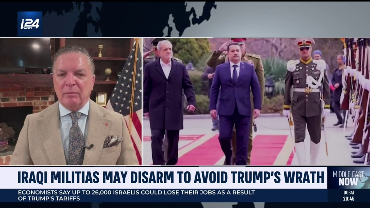 Will Iran-backed Shia militias in Iraq cave to pressure and disarm? Entifadh Qanbar 🇮🇶🇺🇸 انتفاض قنبر tells @_biancazanini that 'this is a smokescreen' as part of a 'sleazy attempt by Iran to mix the cards' and attack the US, Israel, and other allies if Tehran's nuclear program is targeted