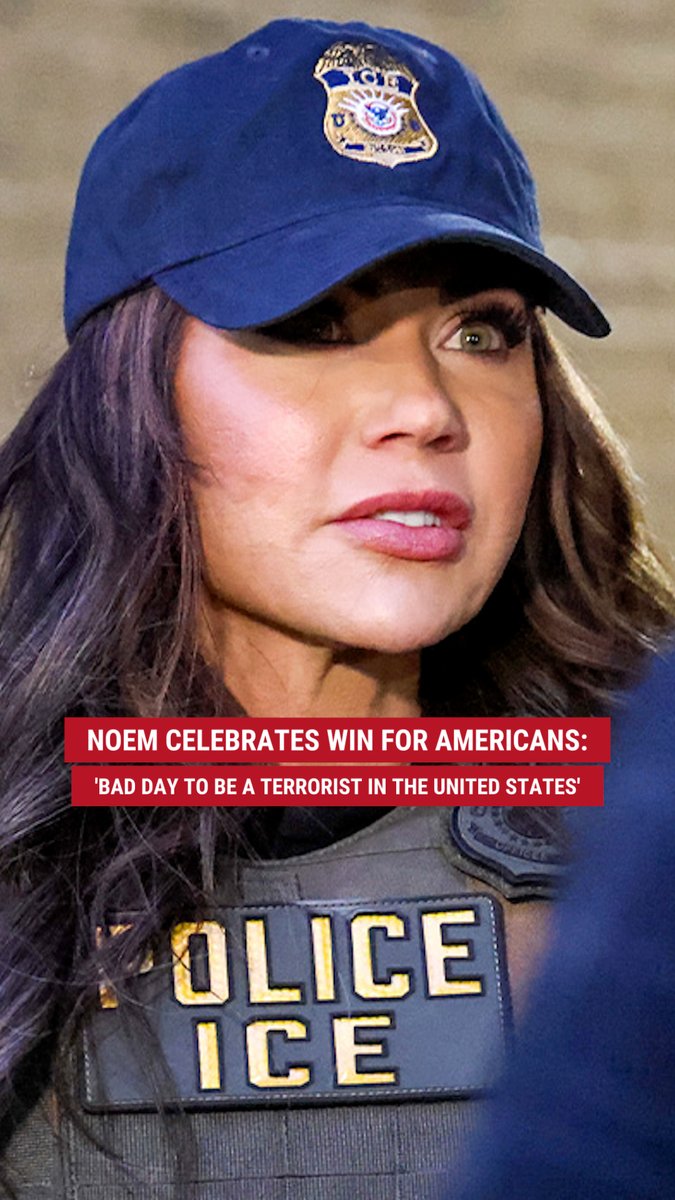 RETURN TO SENDER: @Sec_Noem applauded Donald J. Trump for “making America safe” after the Supreme Court gave him the green light to use a centuries-old law to kick violent gangbangers out of the U.S.—after the Biden administration let them in and let them stay.