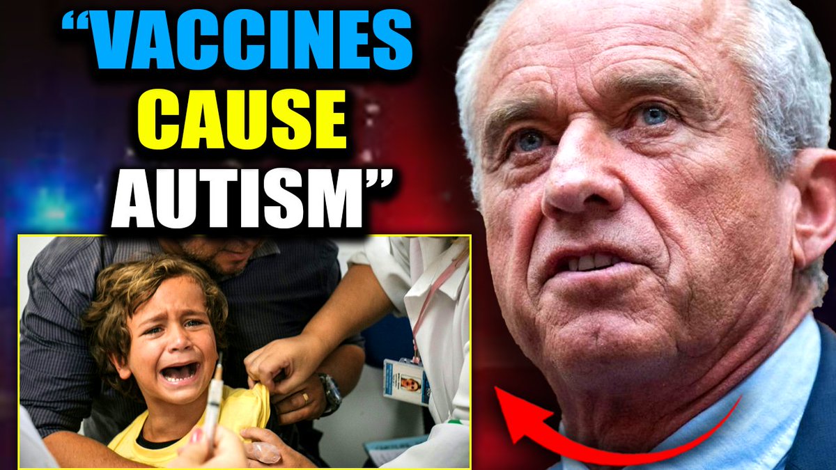 🚨 RFK Jr Unleashes Bombshell: Vaccine-Autism Link Proven, Culprits Face Justice For decades, the unholy trinity of government, Big Pharma, and the mainstream media have been running a con job on us all - gaslighting the masses into doubting the evidence staring them in the face. They've fed us a fairy tale that autism rates skyrocketing off the charts are just a quirky twist of nature, nothing to fret over, and - wink, wink - totally unrelated to the childhood vaccine schedule ballooning right alongside those diagnoses. Robert F. Kennedy Jr. has been digging into their secrets for years, relentless and unshakable. Now, he's inside the government, and he’s armed with a bombshell so explosive it’s poised to topple their whole flimsy house of cards.