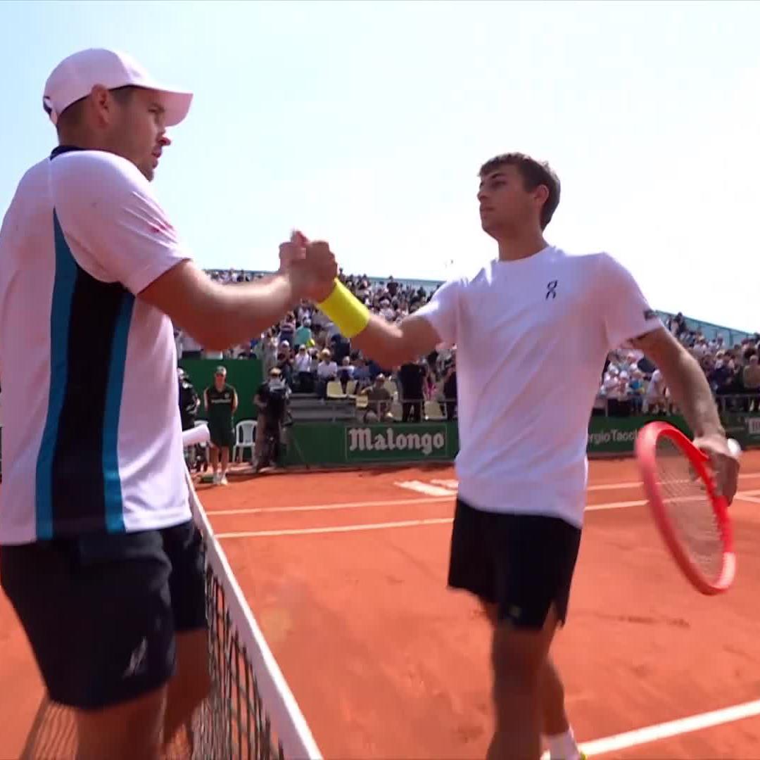 Fantastico 🇮🇹 Flavio Cobolli defeats Lajovic 6-4 6-2 to secure his spot in round 2 at the #RolexMonteCarloMasters