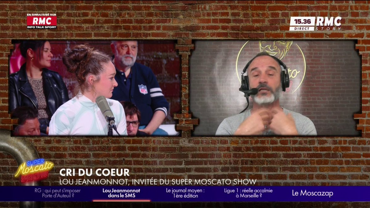 🗣 Eric Di Meco lit un texto que lui a envoyé sa fille à l'occasion de la venue de Lou Jeanmonnot : "Papa, tu vas pouvoir poser une question à la nana qui m'a procuré le plus d'émotions cette saison alors que tu n'as pas vu une seule de ses courses."