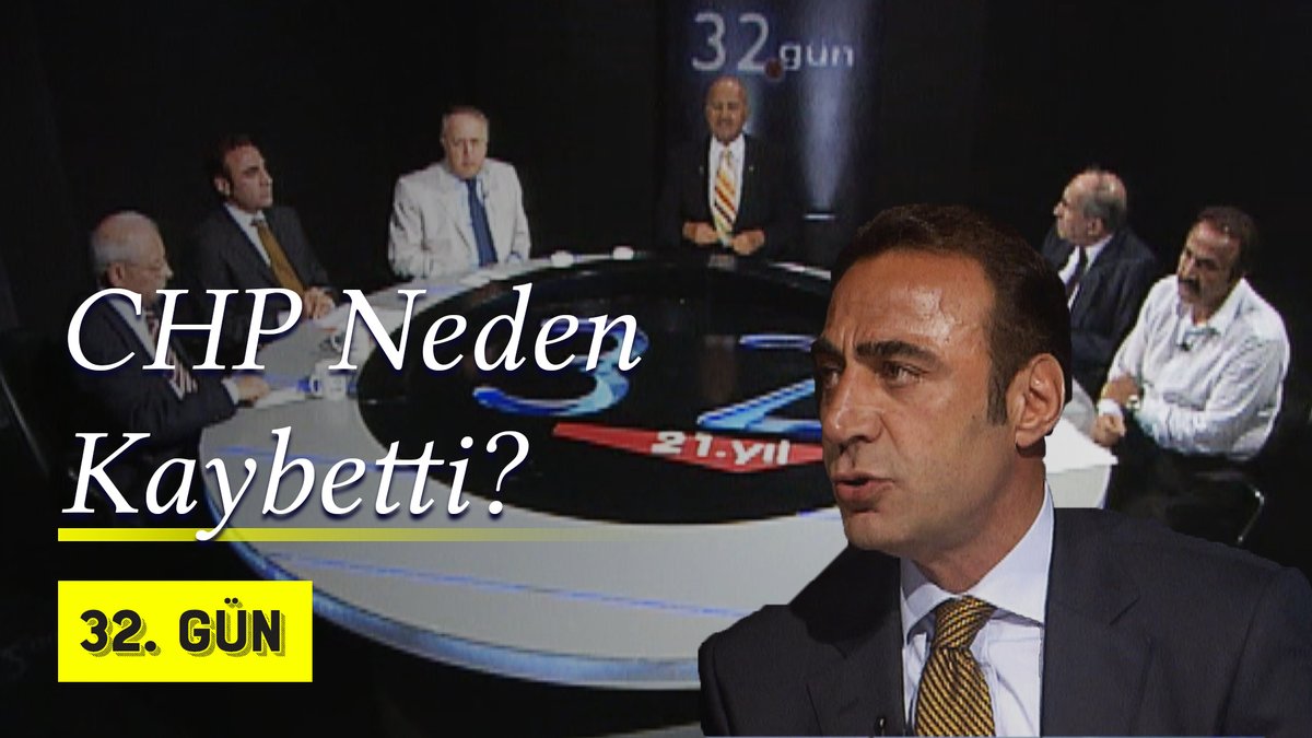 CHP Neden Kaybetti? | 2007 STÜDYO KONUKLARI: ALTAN ÖYMEN (CHP ESKİ GENEL BAŞKANI-YAZAR) TUFAN TÜRENÇ (HÜRRİYET GAZETESİ YAZARI) MEHMET SEVİGEN (CHP GENEL SEKRETER YARDIMCISI) MUSTAFA ÖZYÜREK (CHP GENEL BAŞKANI YARDIMCISI) Tamamı: