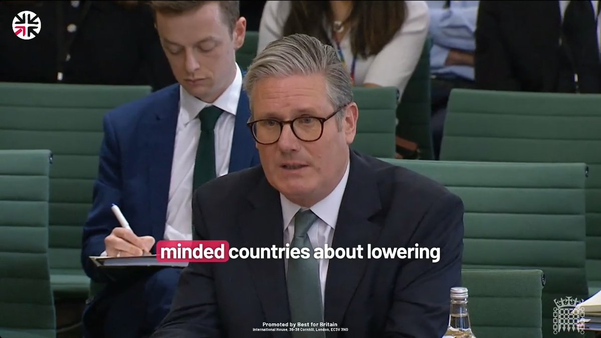 Starmer says we need to go 'further and faster' in lowering barriers with other like-minded trade partners. ✅ Absolutely. And we must prioritise our trading relationship with the EU, which could deliver up to 1.5% growth - even with Trump's tariffs.