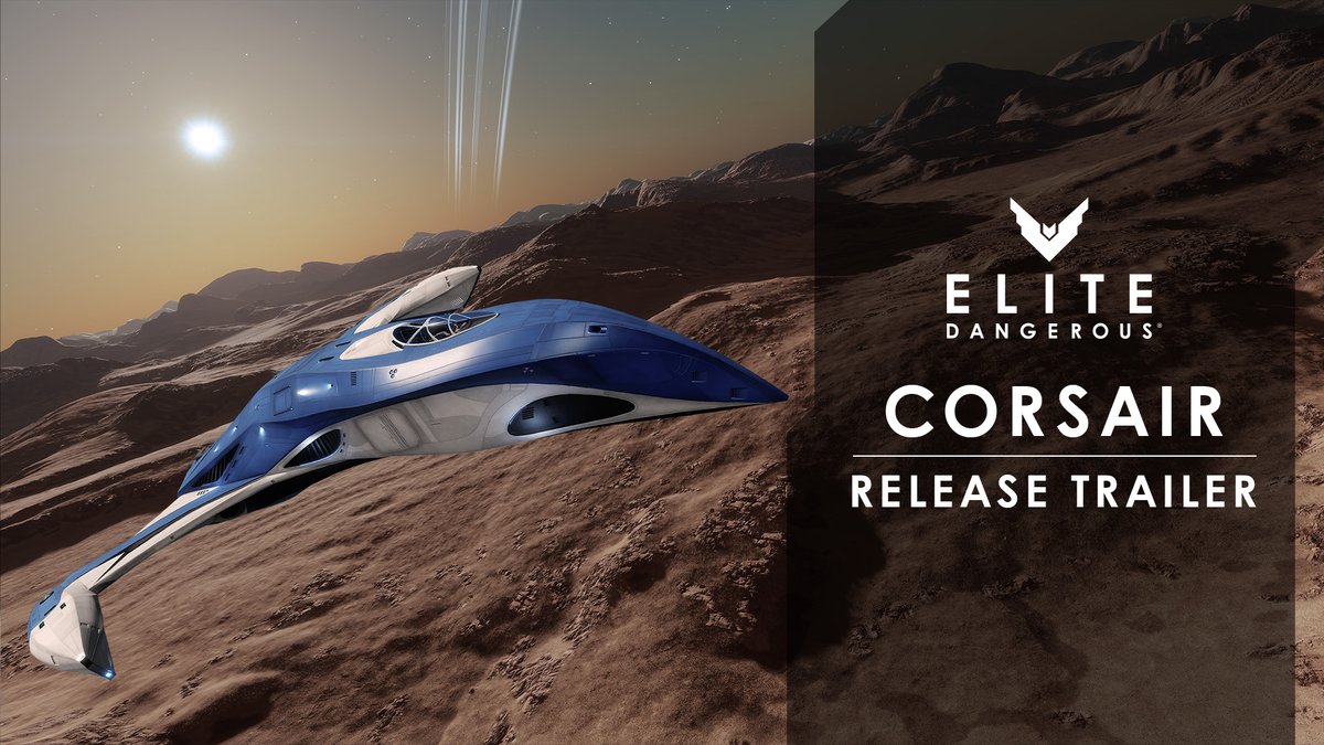 Embrace a new age with the latest in Gutamaya design! The multi-role capable Corsair is now available via ARX early access from the Elite Dangerous Gamestore: Learn More: