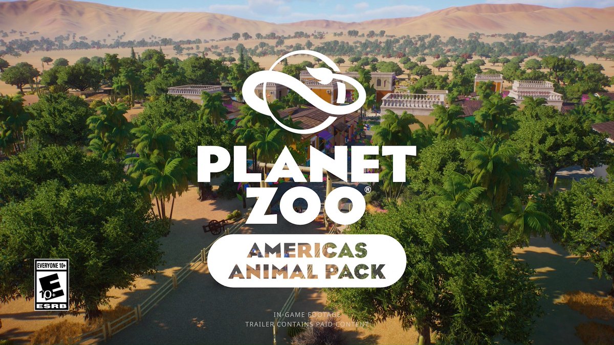 Prepare to explore the changing landscapes of North, South and Central America with the Planet Zoo: Americas Animal Pack. Featuring 7 new animals, over 80 scenery pieces and a new campaign scenario. Available on Steam 15 April. Wishlist now: