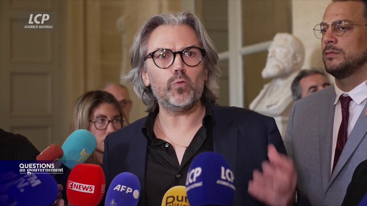 Situation à Gaza : "On vient de se faire traiter d'antisémite par un représentant du gouvernement, alors que la seule chose que nous faisons depuis un an et demi est de dénoncer le calvaire que subissent les Palestiniens !", s'offusque Aymeric Caron. #DirectAN #QAG