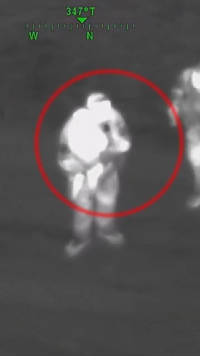 Michigan State Police Sergeant Cole Martin and Trooper Brandon Franklin used an infrared helicopter camera to help find a two-year-old who was reported missing by his parents.