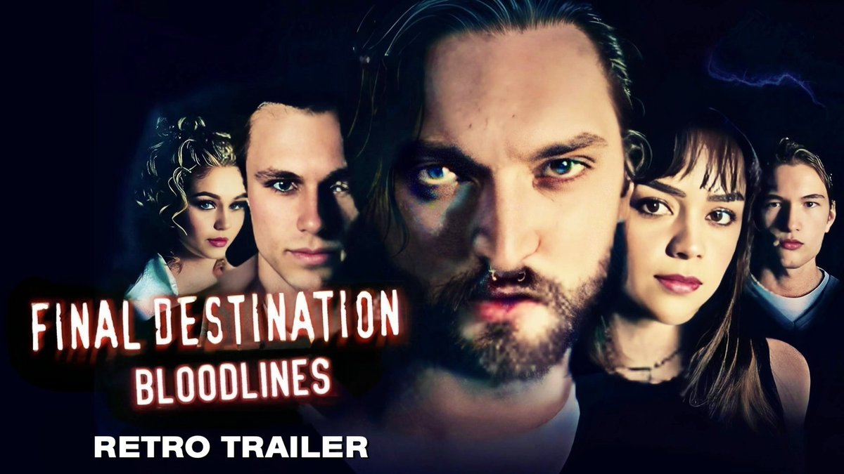 If FINAL DESTINATION: BLOODLINES came out in 2000 like the original, this would’ve been the trailer. Complete with SCREAM trailer music &amp; an AOL Keyword. #FinalDestinationBloodlines Watch: