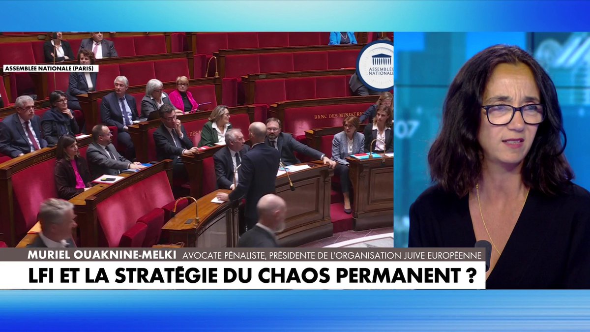 Muriel Ouaknine-Melki, avocate pénaliste : «Il n'y a plus de limites dans les outrances de certains députés LFI», dans #Punchline
