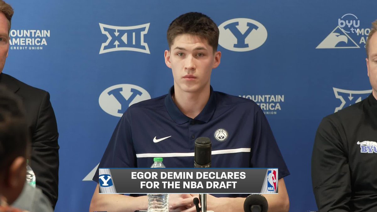 "I trust God. I believe that He has a plan for all of us." Egor Demin shares how he has trusted in the Lord and used faith throughout his basketball journey. 💙
