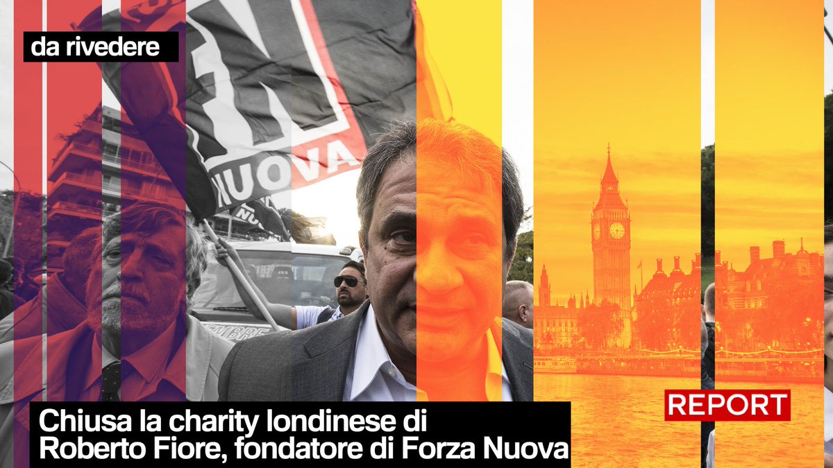 Chiusa la charity inglese di Roberto Fiore, fondatore di Forza Nuova. In "Virus nero" Giorgio Mottola, con la consulenza di Andrea Palladino, aveva ricostruito la nascita dell'impero finanziario di Roberto Fiore e del movimento neofascista di Forza Nuova.