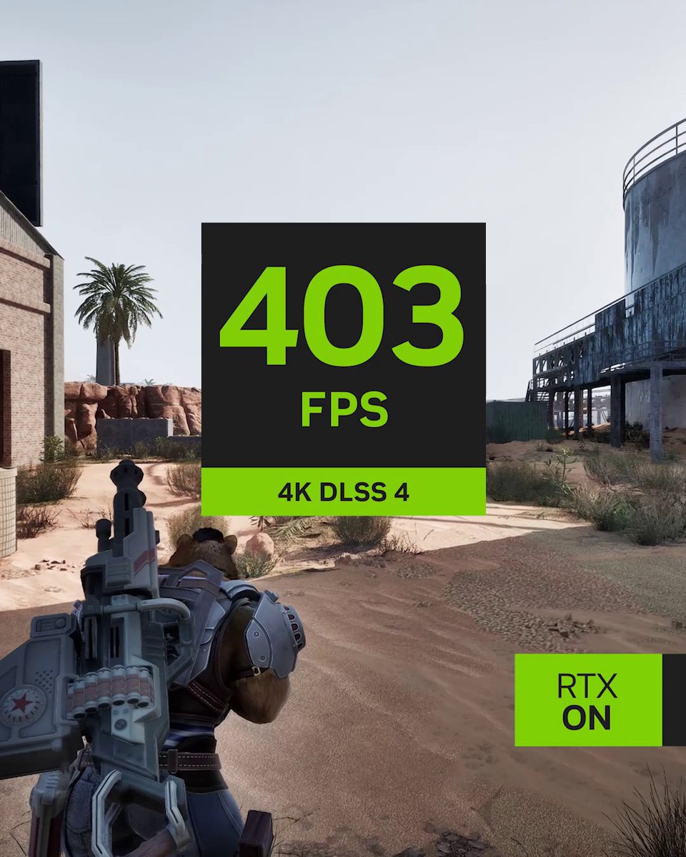 Wild Assault is going #RTXOn April 11th! Featuring DLSS 4 with Multi Frame Generation, multiplying performance by an average of 5X at 4K max settings. Learn more: