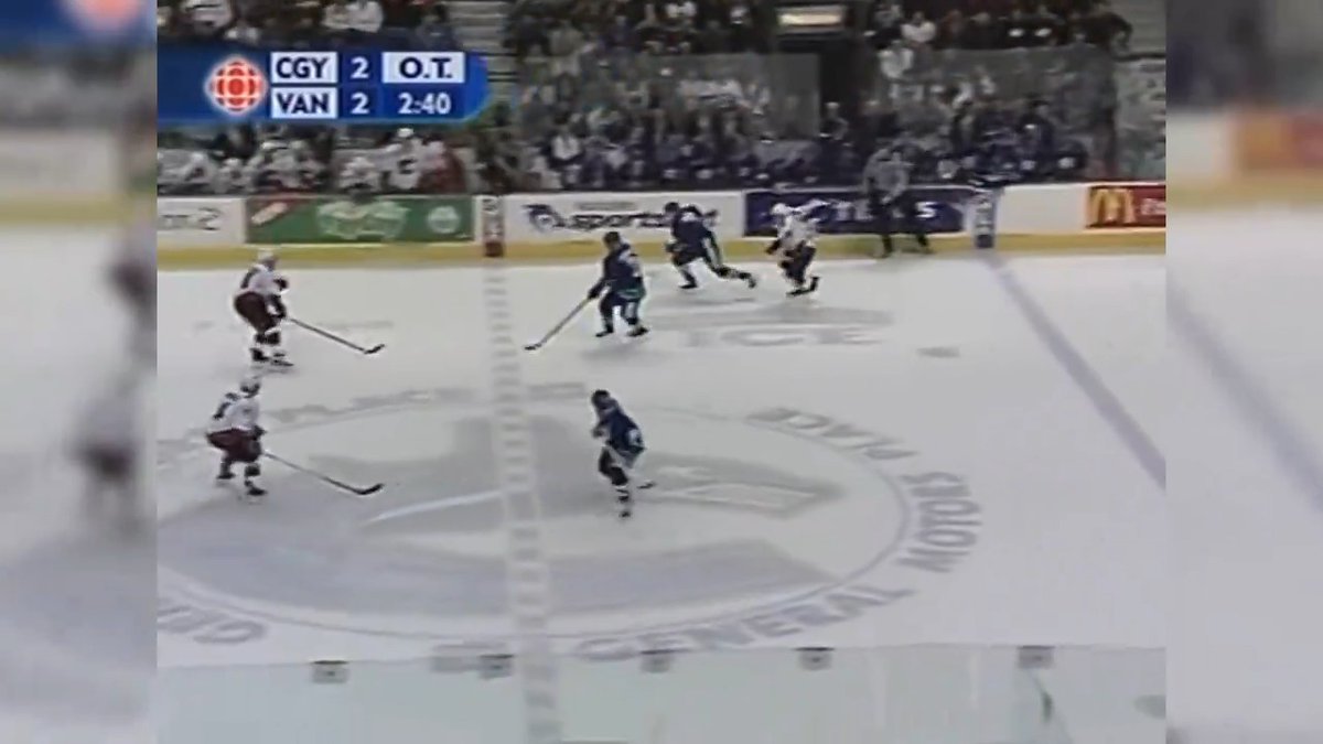On this day 19 years ago, Ed Jovanovski sent GM Place into a frenzy with with overtime winner! 🎥: CBC | yosoo on YouTube