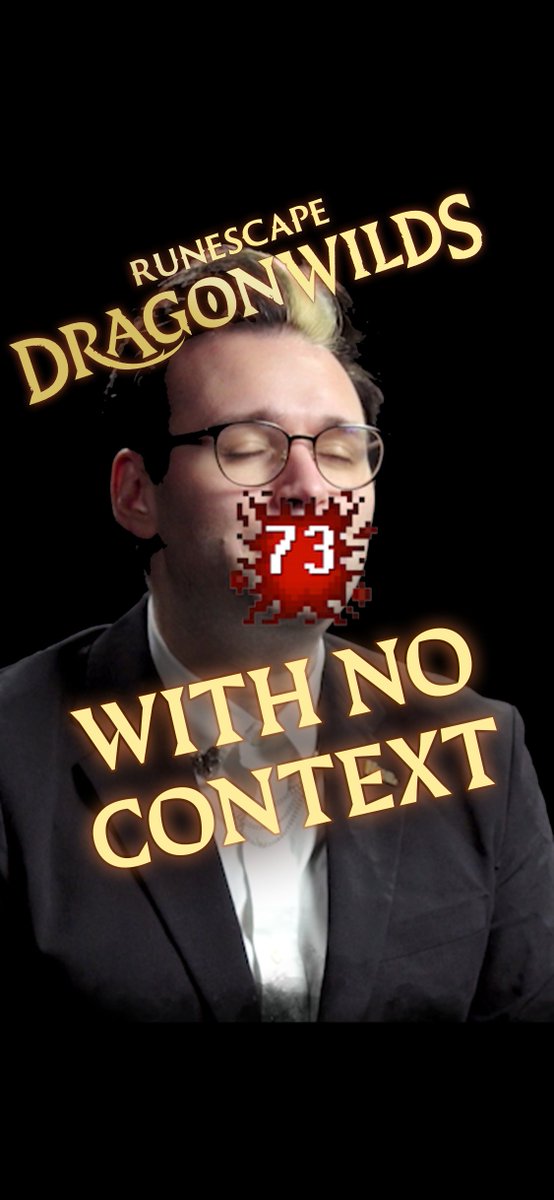 We took some of the #RuneScape #Dragonwilds team out of context. They were probably talking about how exciting it is to be launching into Steam Early Access soon. Some of them weren't though. You might have been able to guess...