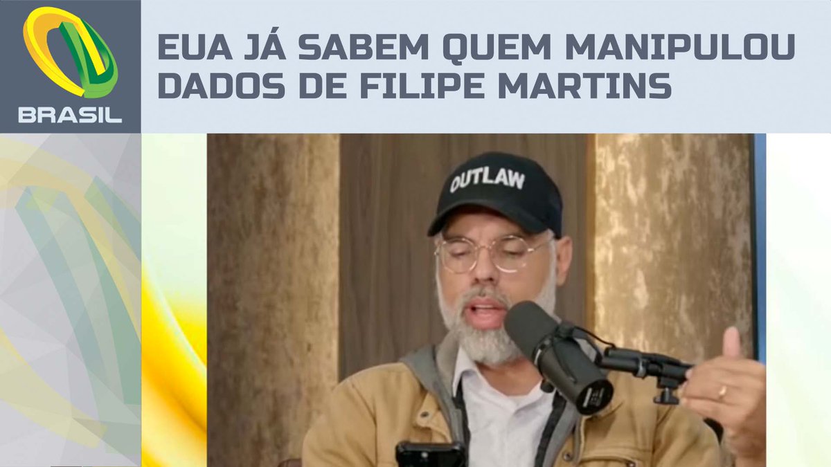 Governo dos EUA já sabe quem manipulou dados de Filipe Martins, afirma Allan dos Santos