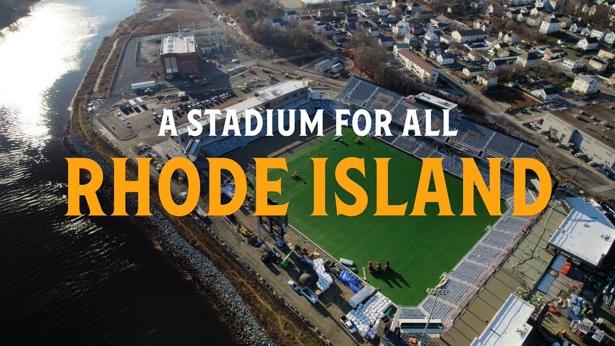 A stadium for all Rhode Island. Home of Rhode Island FC. Introducing Centreville Bank Stadium 🏟️