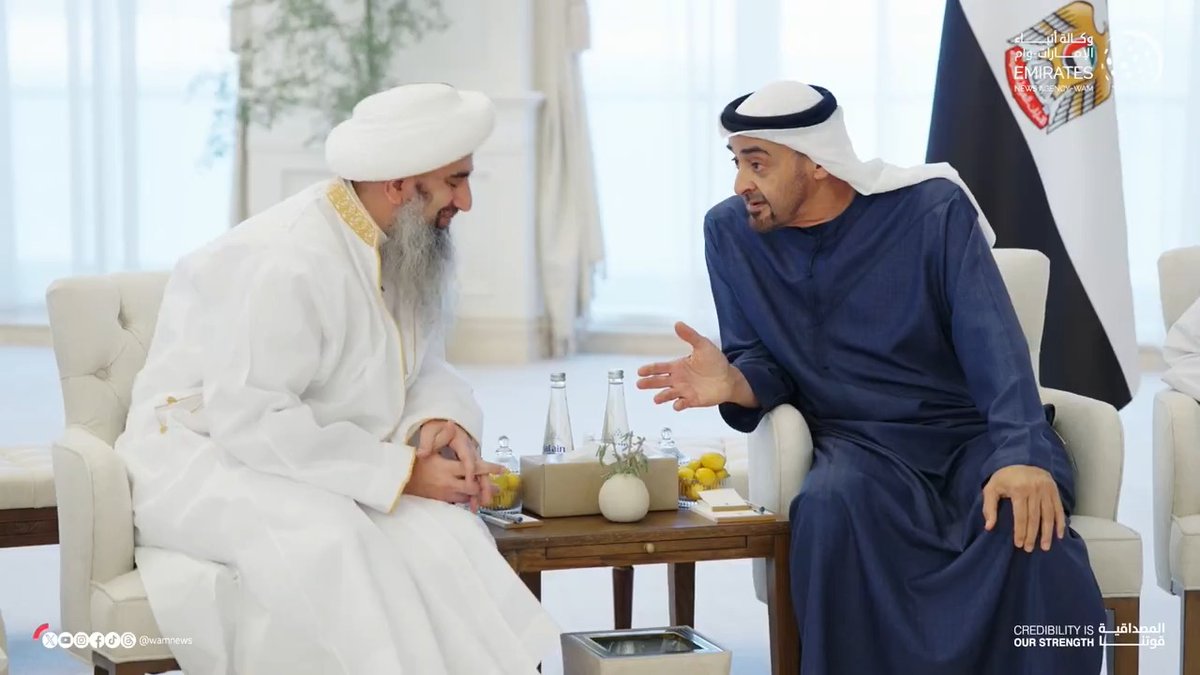 رئيس الدولة يستقبل رئيس مؤسسة خيرية #وام
