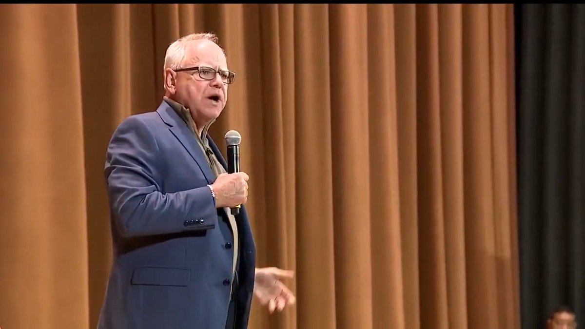Governor Walz in Ohio: If you claim to love freedom but want to restrict certain groups, you don’t love freedom. You love privilege 🔥