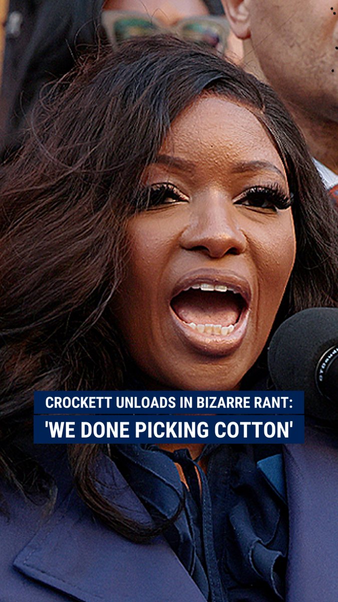 WATCH: Congresswoman Jasmine Crockett slammed the Trump-era deportation push, claiming illegal immigrants do jobs Americans just won’t — “You can’t pay us enough to find a plantation,” she added in the fiery church speech.