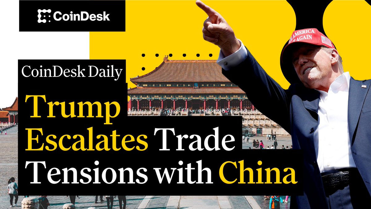 🗞️ Trump escalates trade tensions with China. BTC at 80K. 🗞️ U.S. Justice Department dismantles crypto unit as Trump reduces crypto regulation. 🗞️ MetaLawMan lawsuit seeks U.S. government documents that could reveal identity of Satoshi Nakamoto. Christine Lee hosts "CoinDesk Daily." 🔗👇